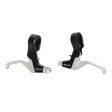 XLC BL-V03 Bremshebel Set für Mini-V-Brake schwarz/silber