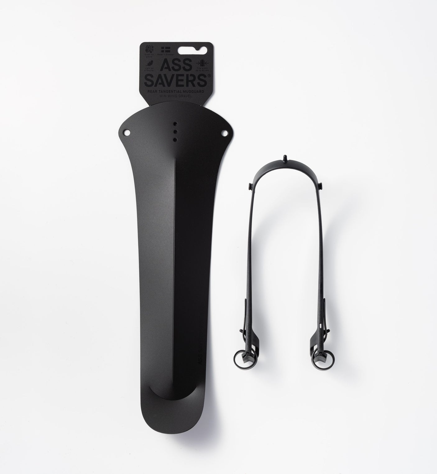 Ass Savers WGS-2 Win Wing Gravel spatbord achterzijde stealth