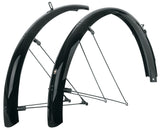 SKS Bluemels Basic spatbordset 28" 65mm zwart