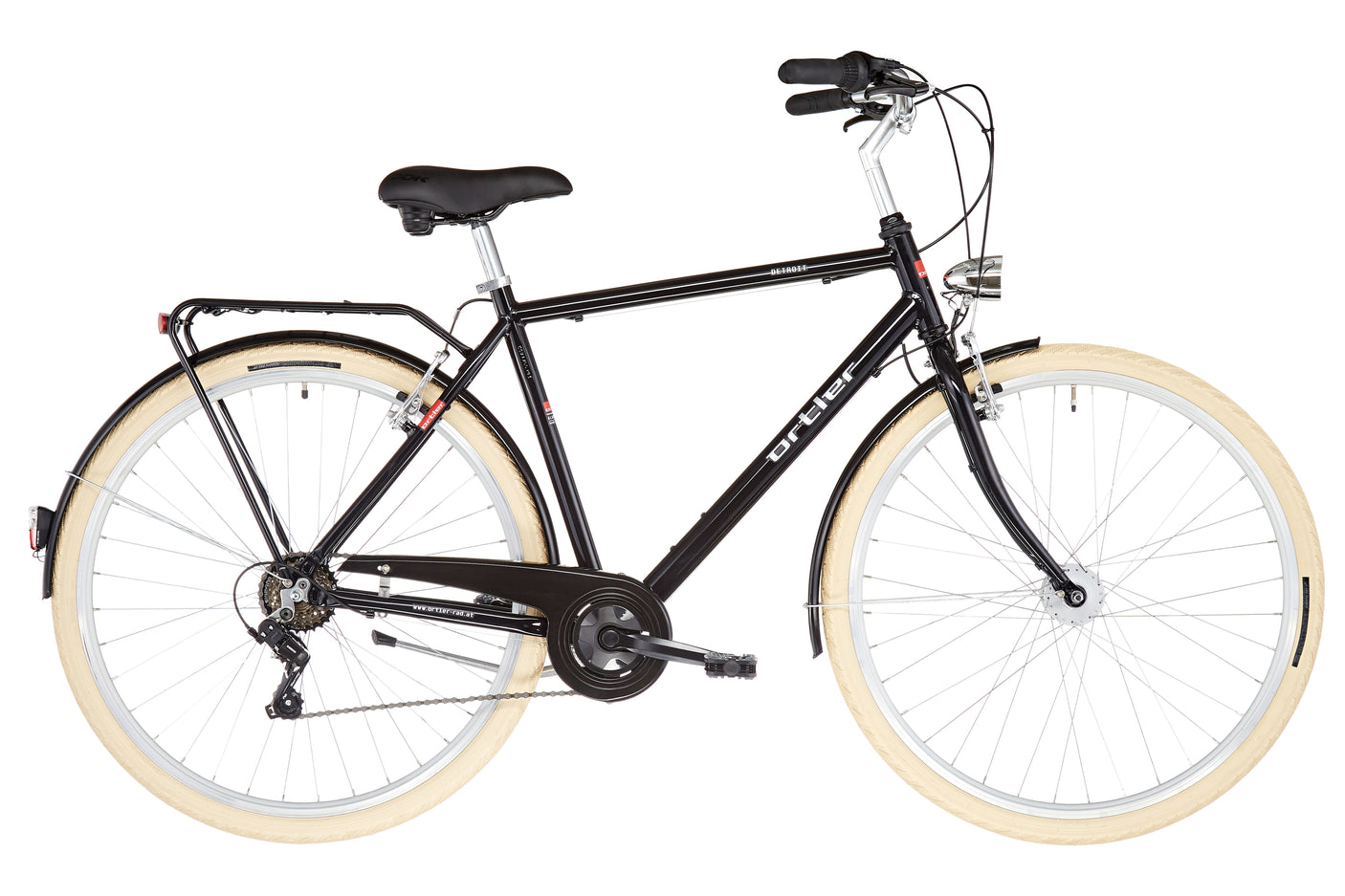 Ortler Detroit EQ Alloy Diamant 6-speed zwart