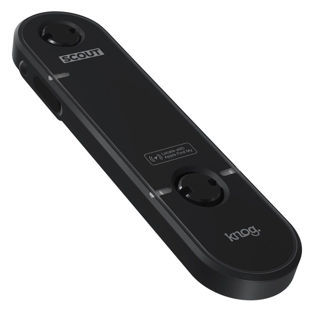 Knog Scout Fietsalarm en Finder black/neon yellow