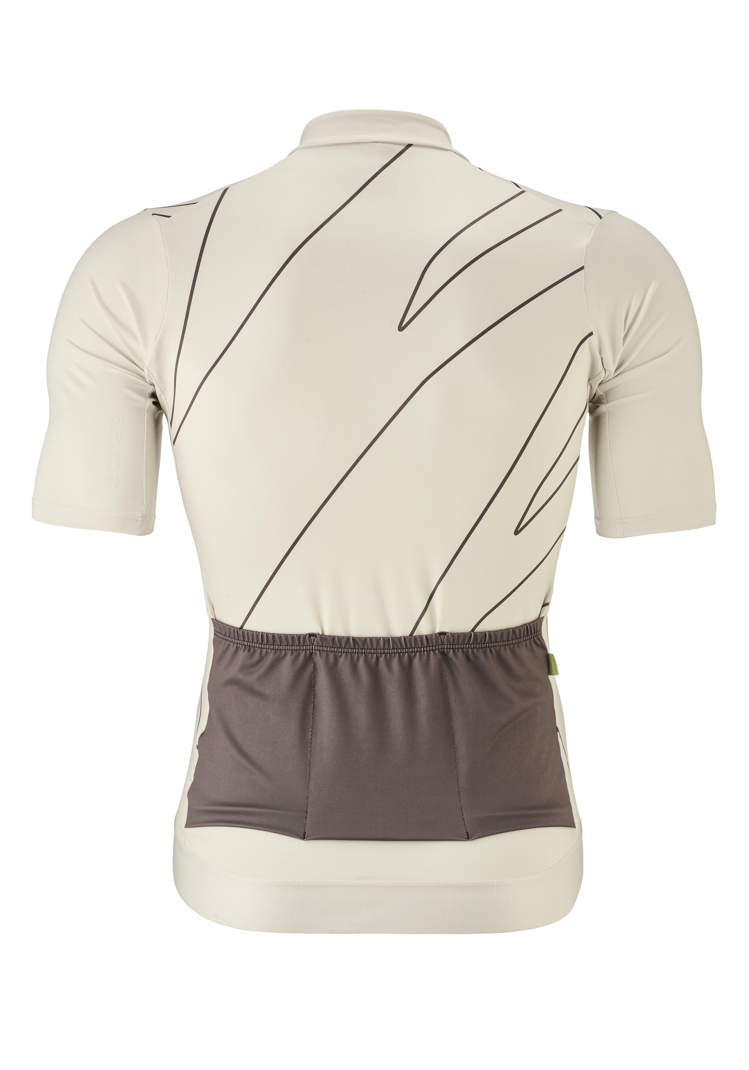 Gonso Road Jersey Print M kasteelgrijs