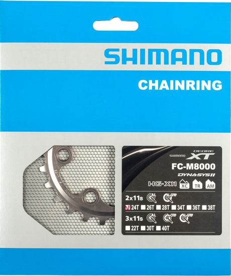 Shimano Deore XT FC-M8000 kettingblad 2-voudig aluminium