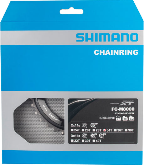 Shimano Deore XT FC-M8000 kettingblad 2-voudig