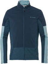 VAUDE All Year Moab T-shirt met doorlopende ritssluiting heren blauw