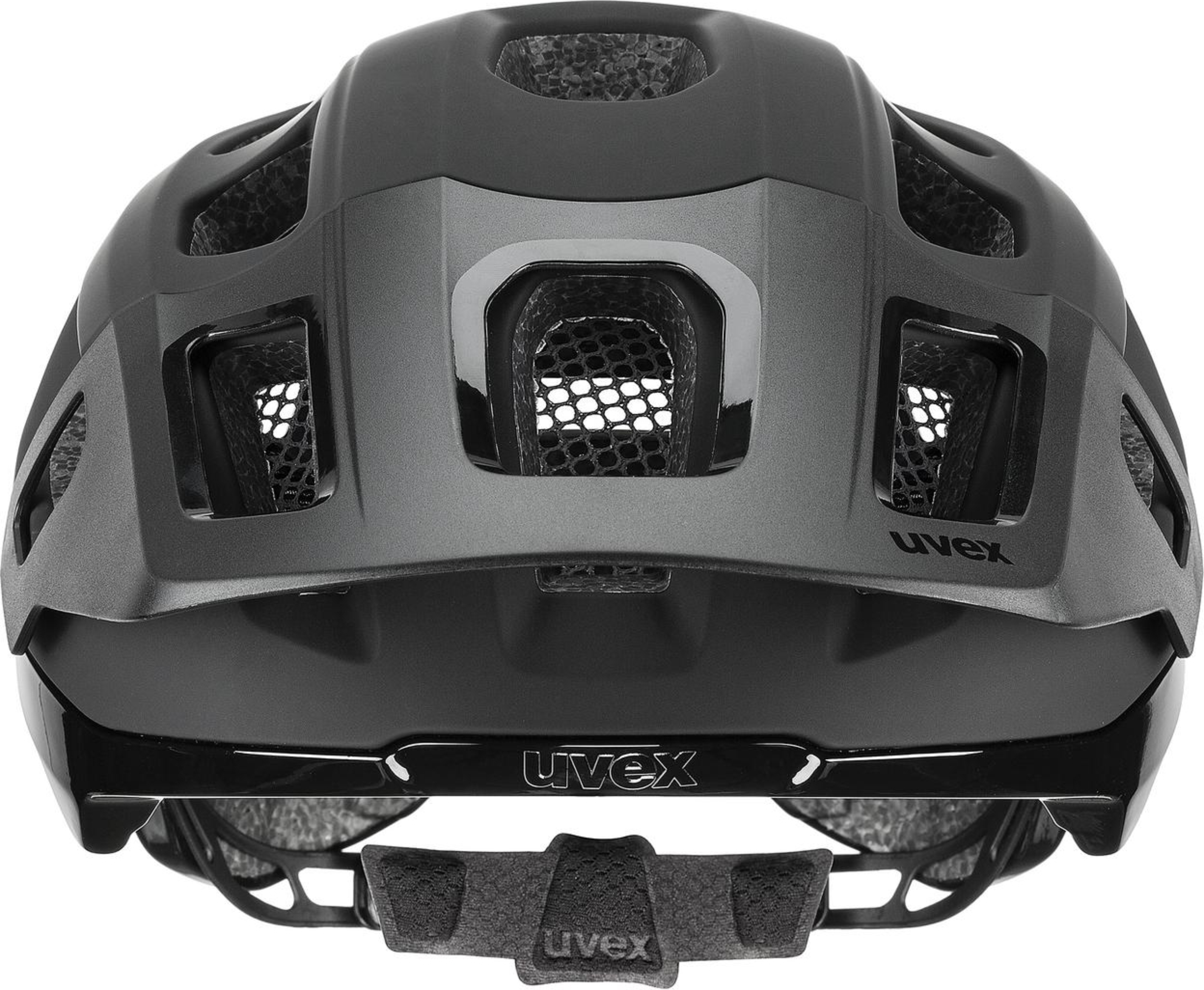 uvex React MTB-helm Zwart Mat