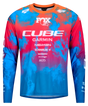 Cube MTB Trikot X Actionteam lange mouw blue´n´pink´n´orange
