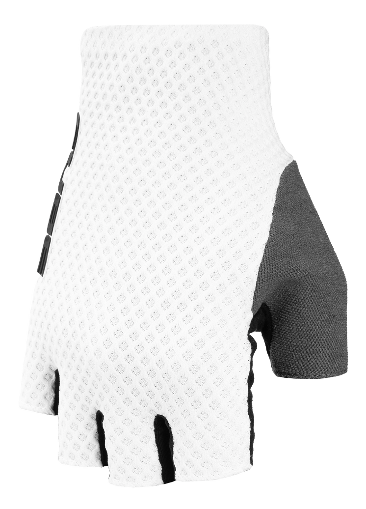 CUBE Handschoenen Race korte vingers wit