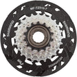 Shimano MF-TZ510 Schroefkrans 7-speed bruin/zwart