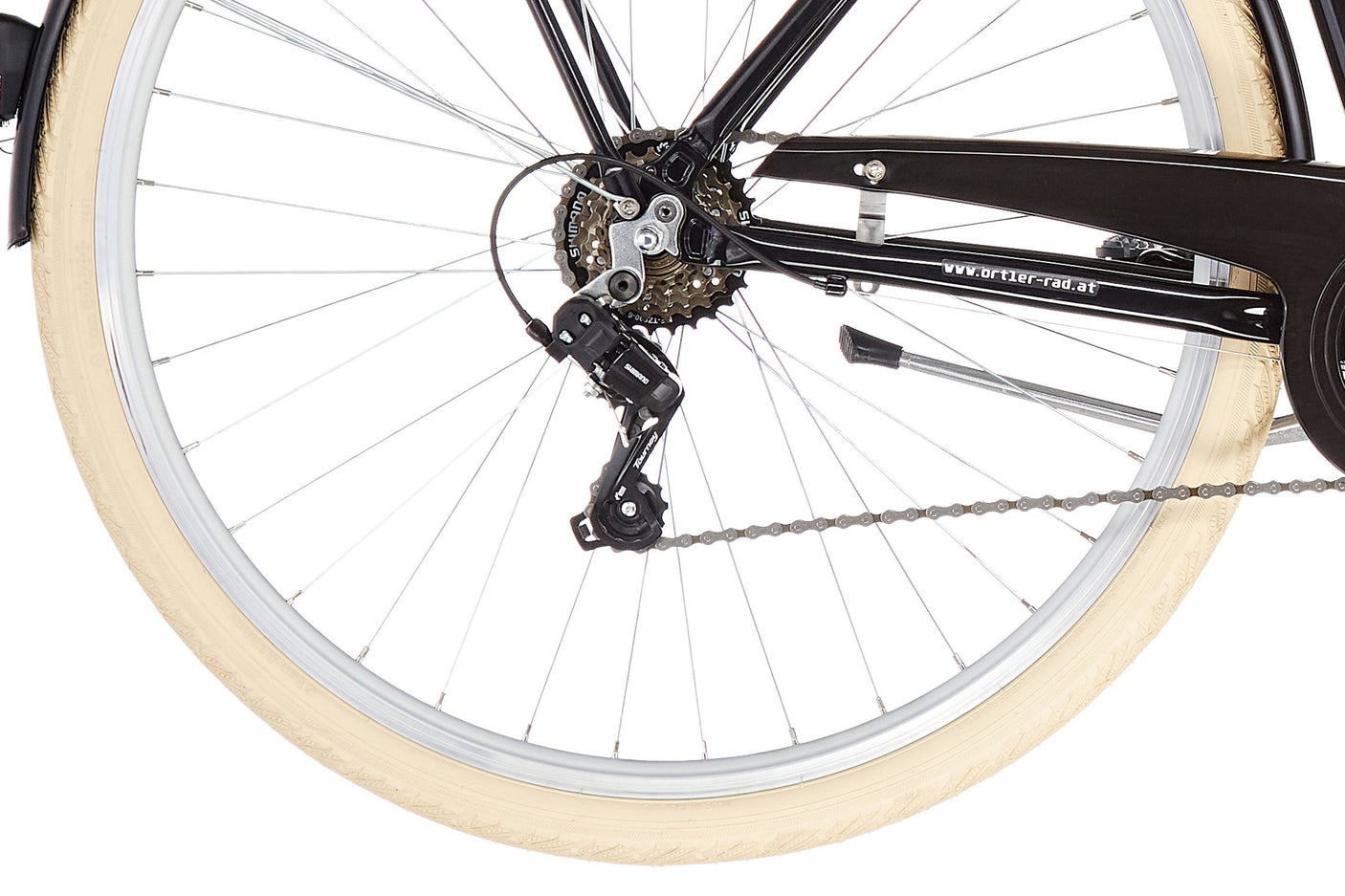 Ortler Detroit EQ Alloy Diamant 6-speed zwart