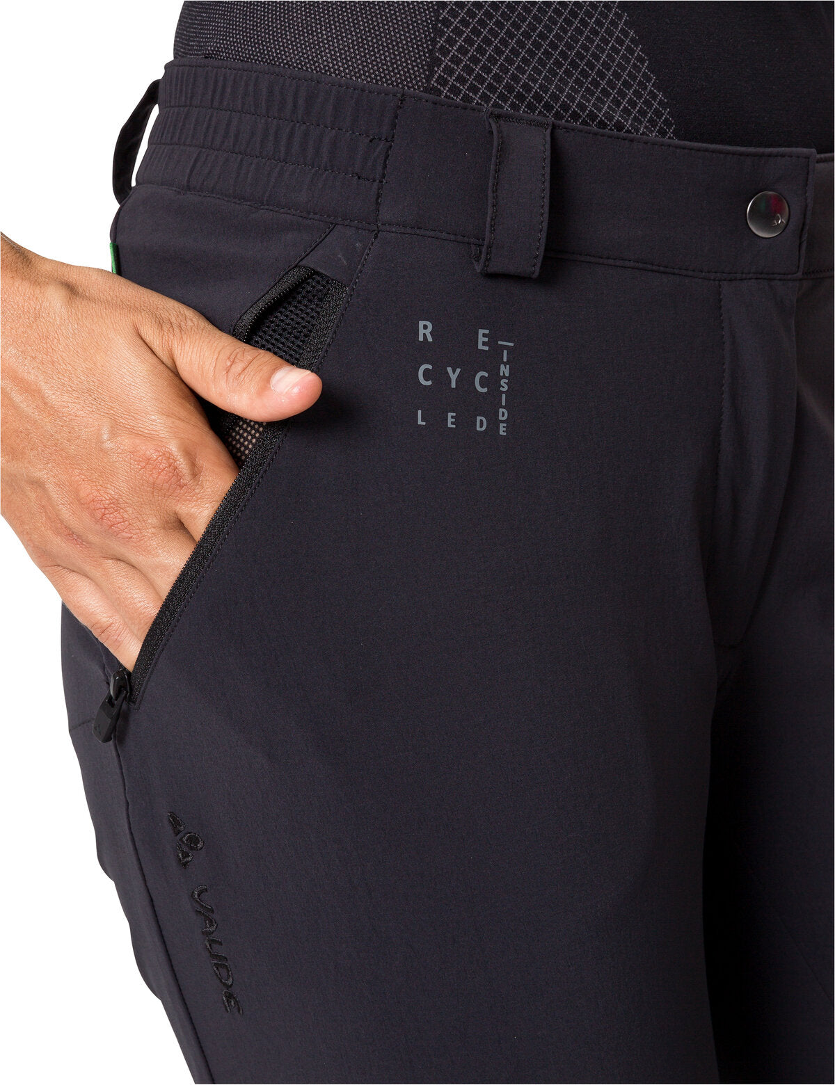 VAUDE Yaras Zip Off Broek Dames zwart