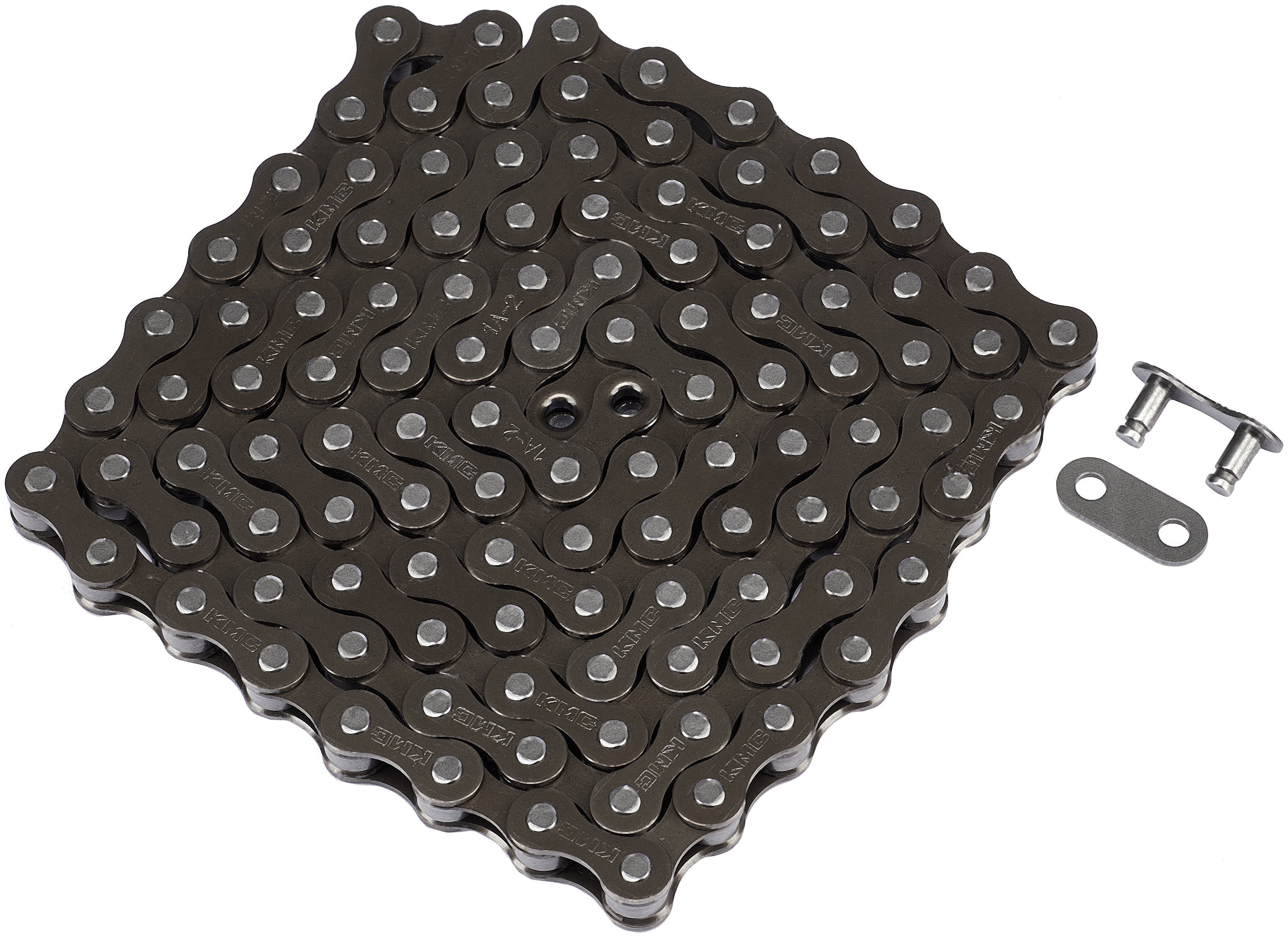 KMC S1 ketting 1-speed bruin