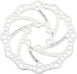 Reverse remschijf 6-gaats staal zilver