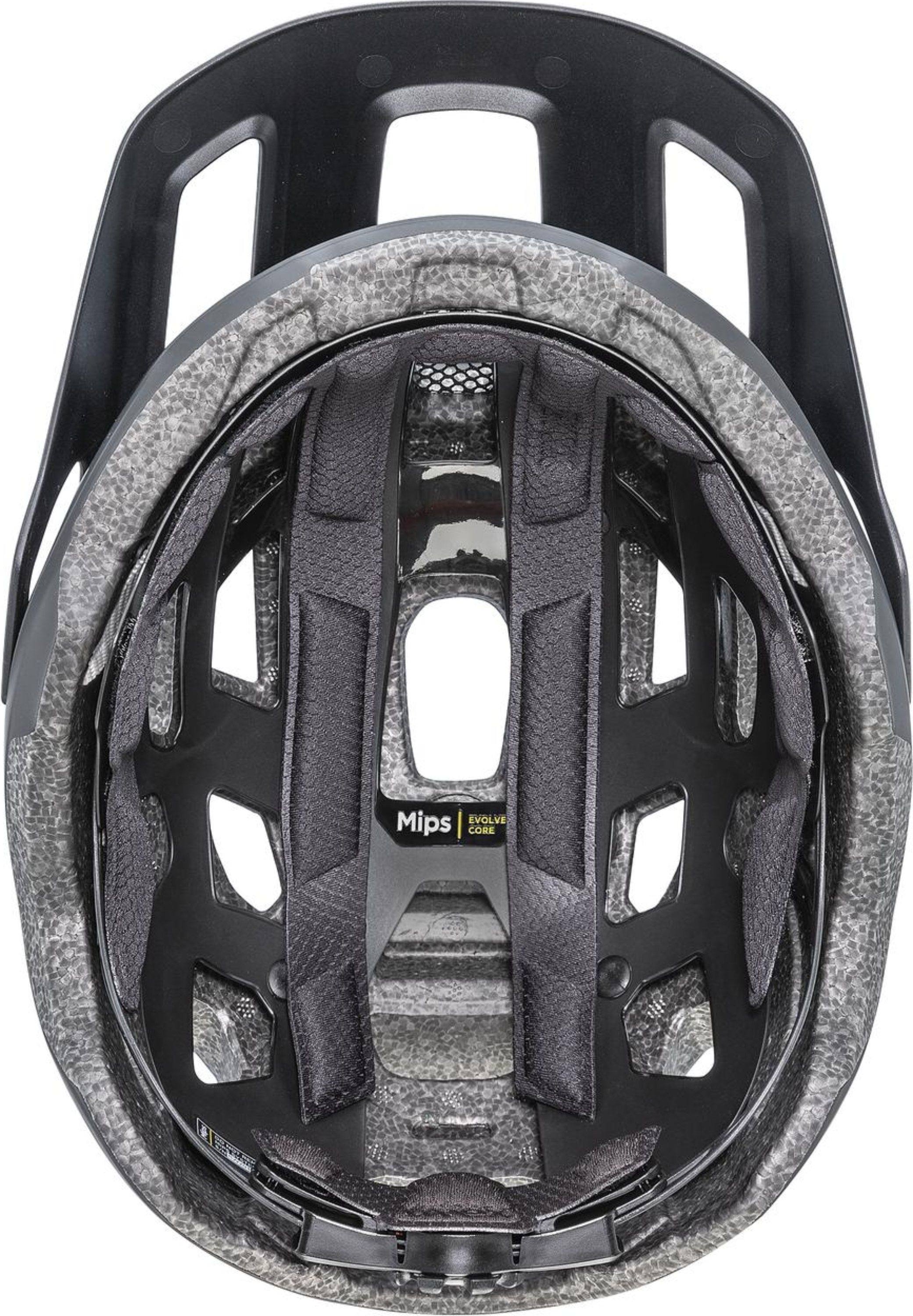 uvex React Jr. Mips Kinderhelm Zwart Mat