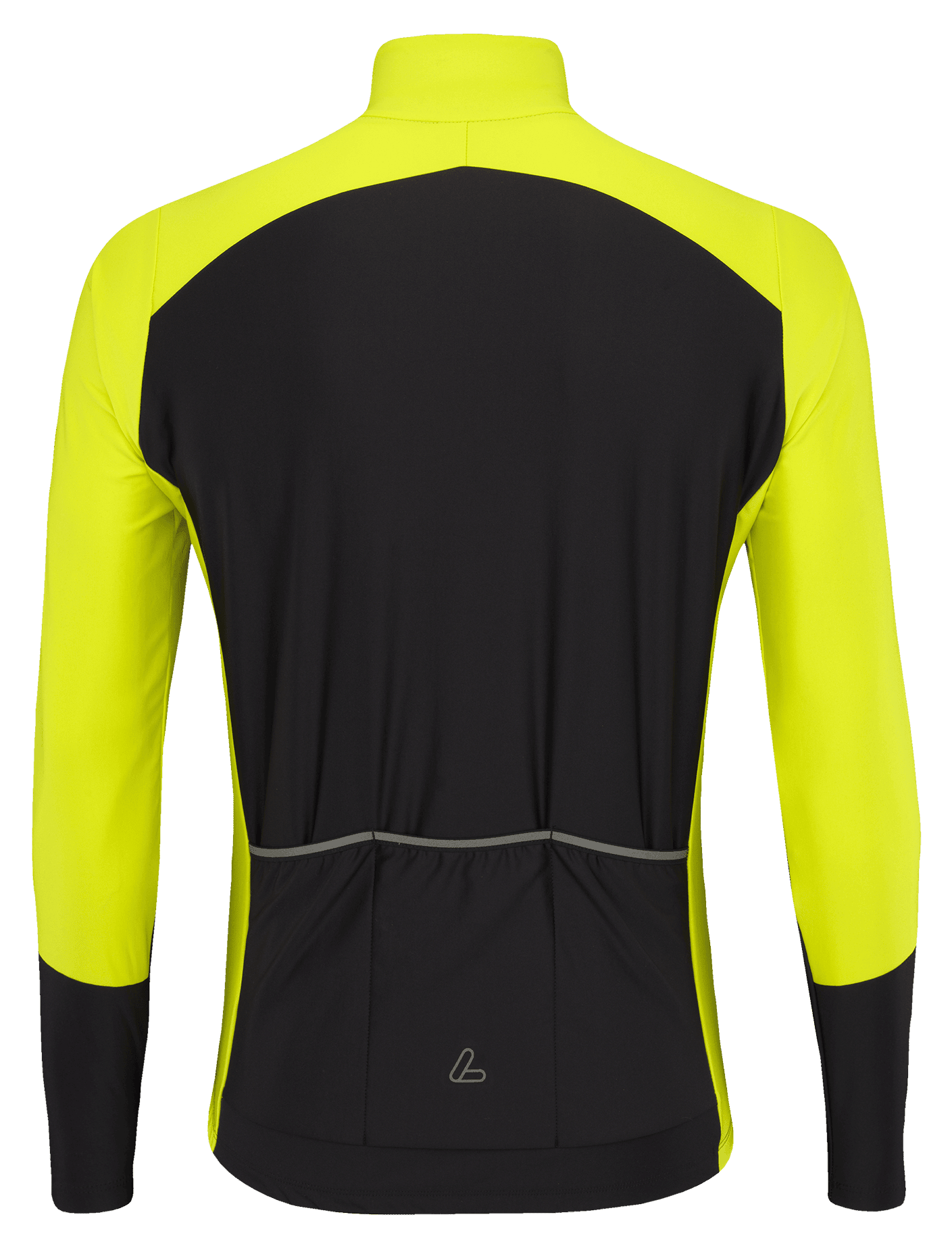 Löffler M Bike L/S Jersey Combo Mid Zwart/Neon Geel