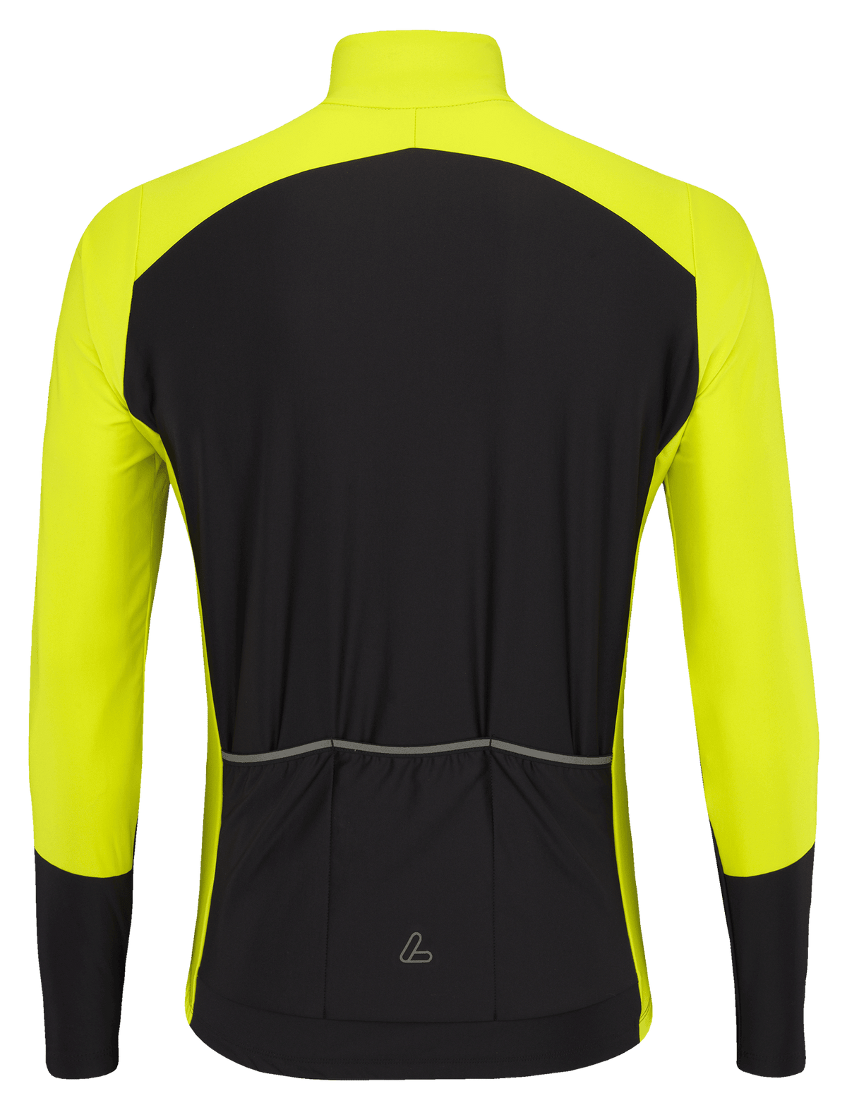 Löffler M Bike L/S Jersey Combo Mid Zwart/Neon Geel