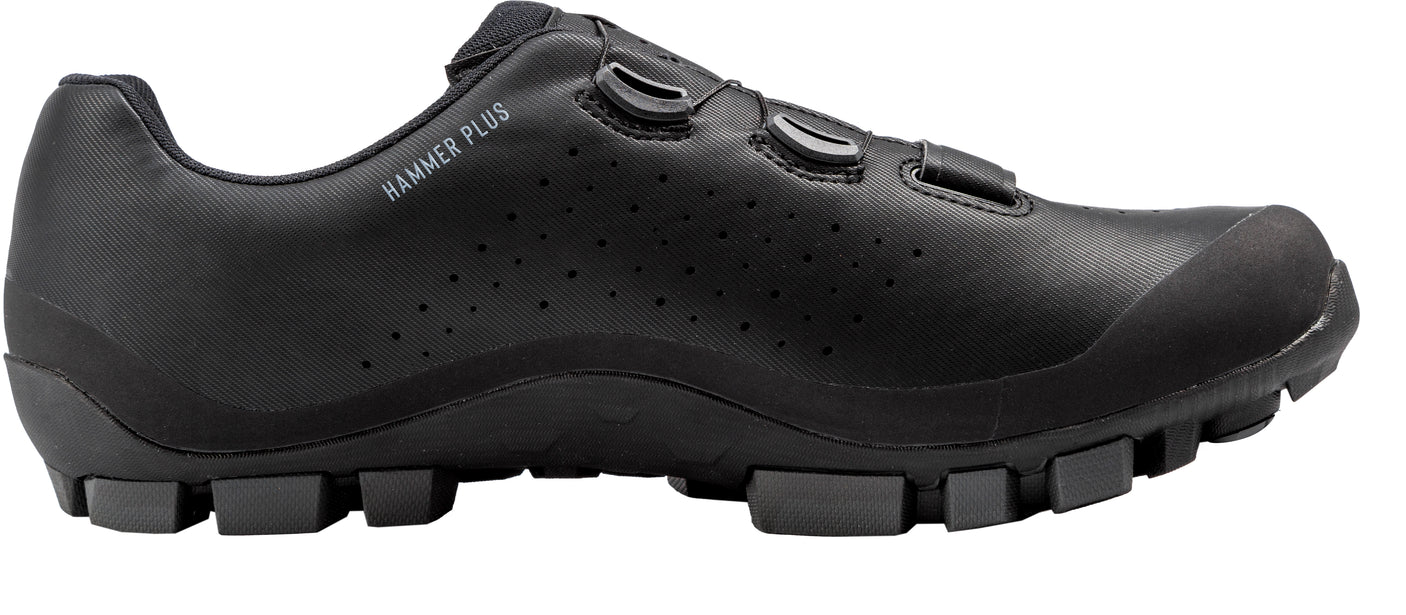 Northwave Hammer Plus Wide MTB-schoenen Zwart/Donkergrijs