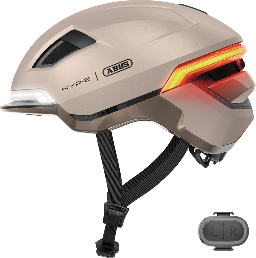 ABUS HYP-E Helm Urban champagne goud
