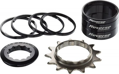Reverse Components HG Single Speed Kit 13T zwart