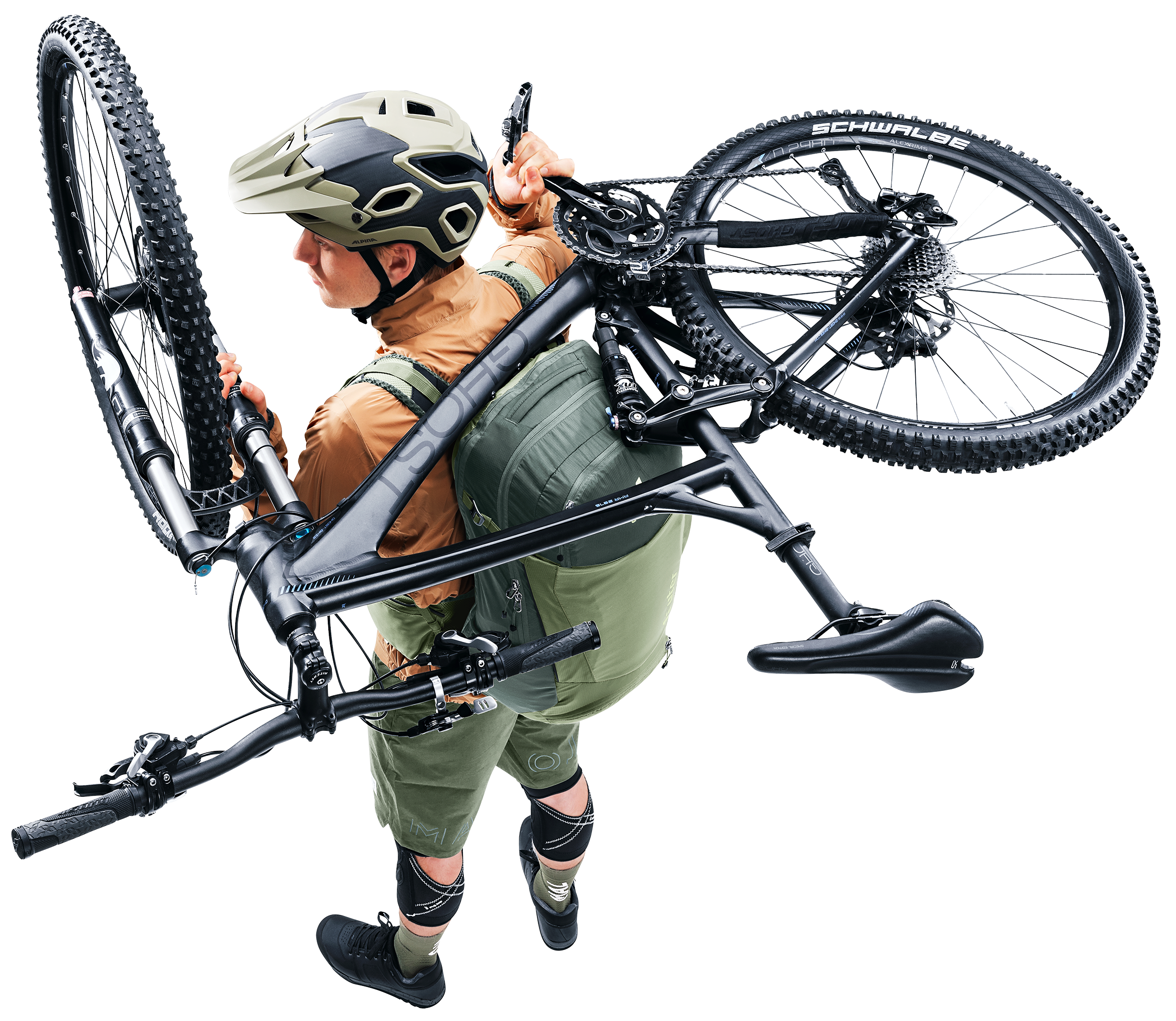 deuter Trans Alpine Pro 28 fietsrugzak grove-ivy