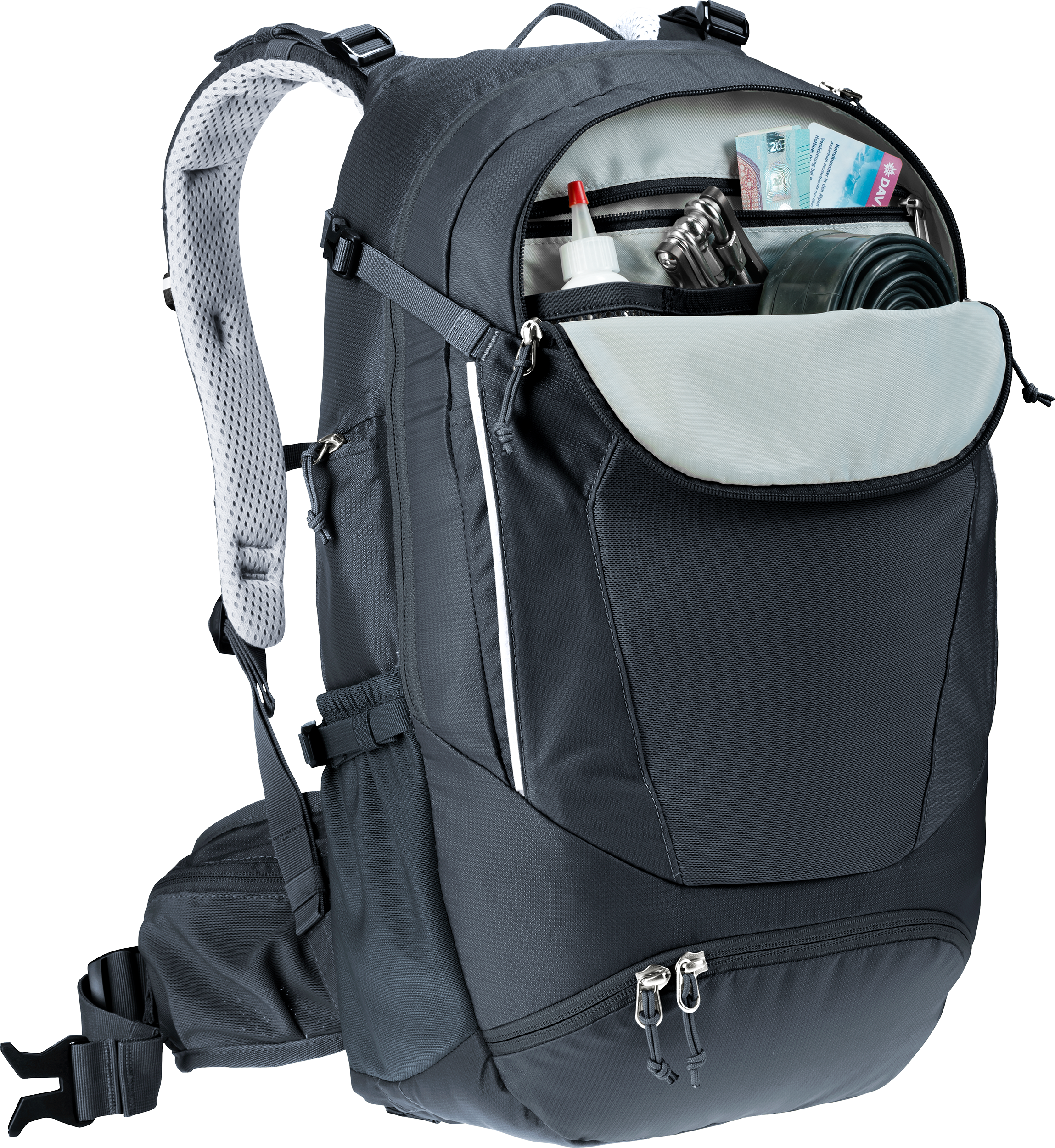 deuter Trans Alpine 24 fietsrugzak black