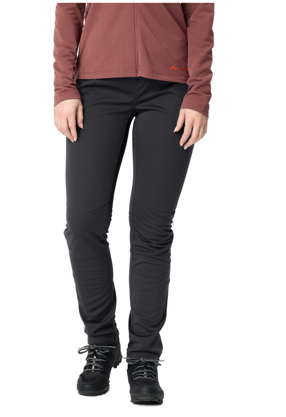 VAUDE Dames Wintry Broek V black/black
