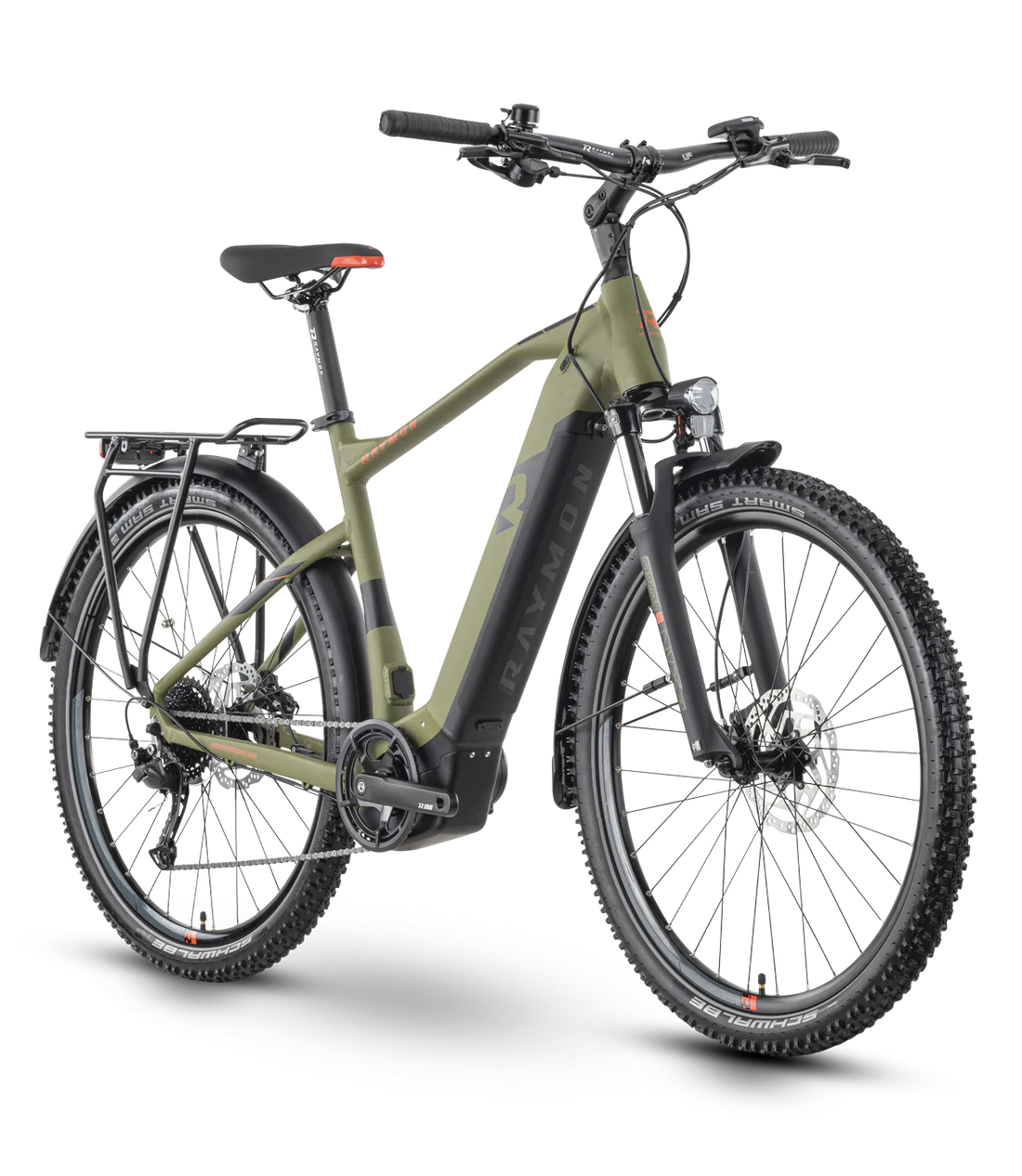 Raymon CrossRay E 5.0 Herenpantser / zwart / felrood mat
