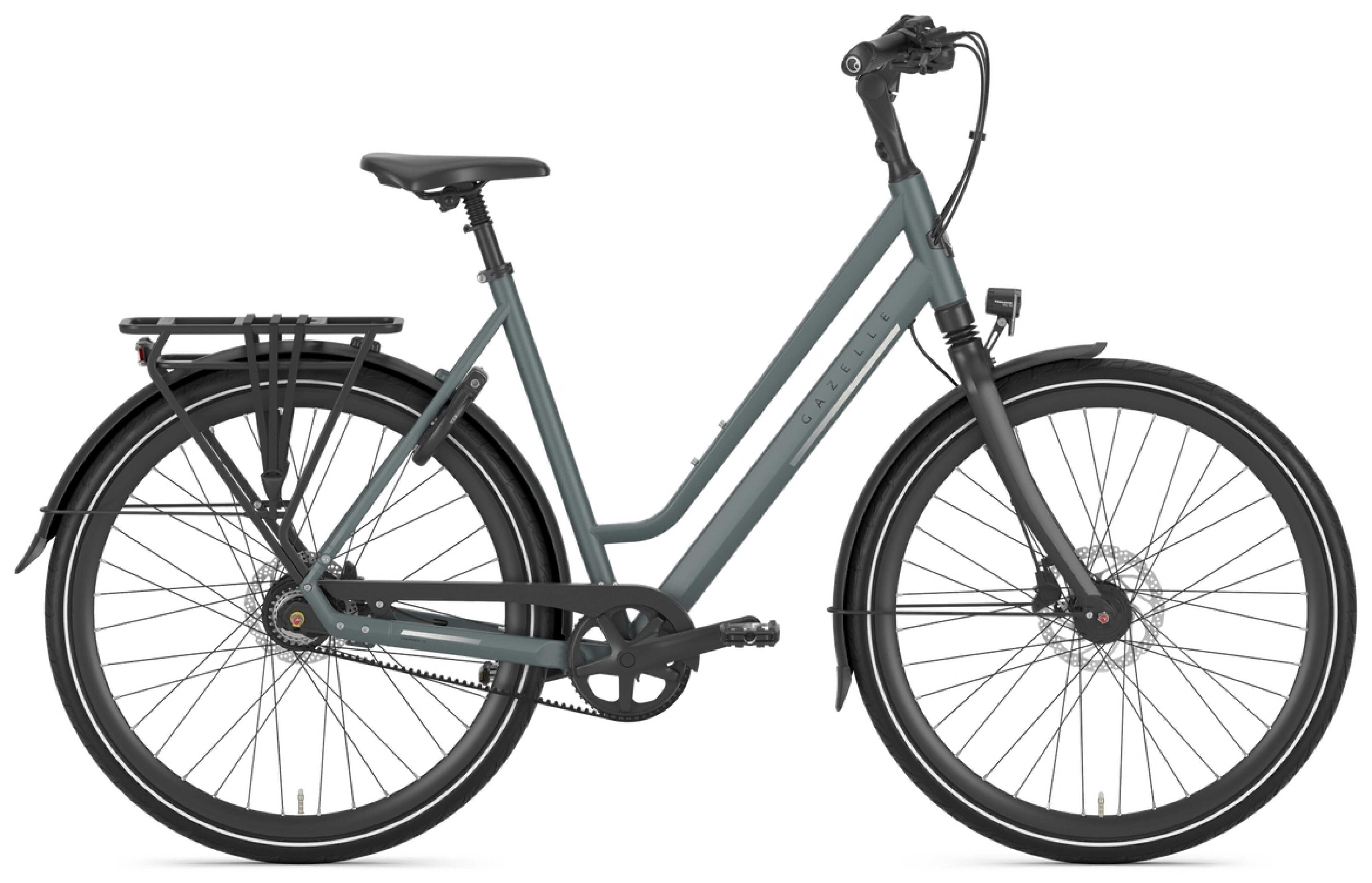 Gazelle Chamonix S8 Curve petrol blauw mat