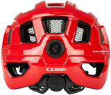 CUBE STEEP Helm glanzend rood