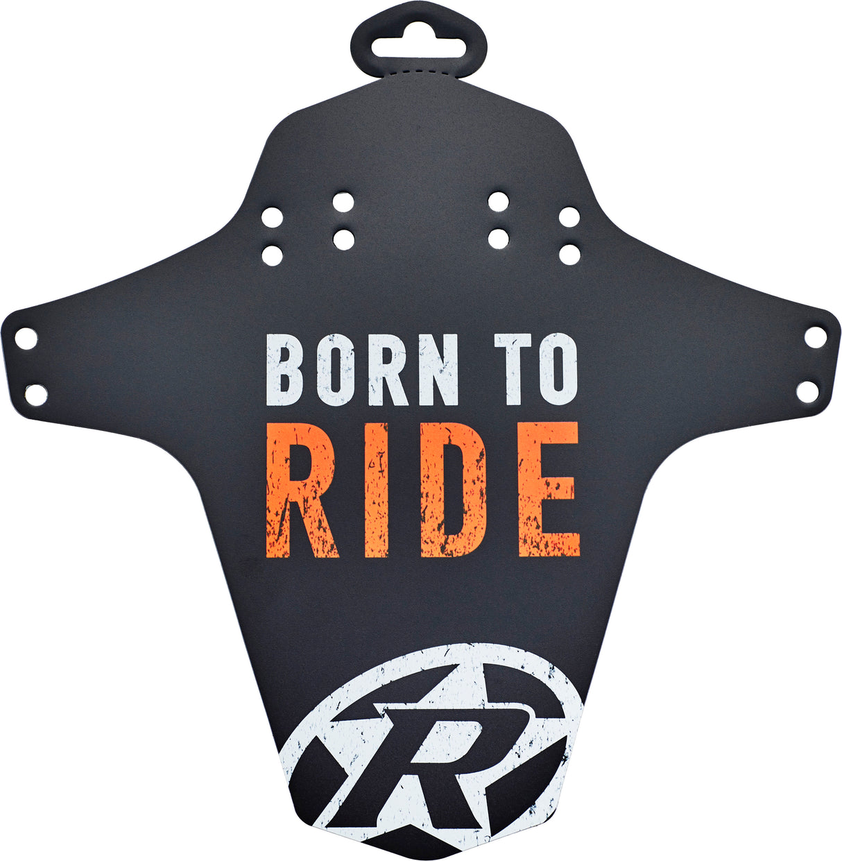 Reverse Born to Ride spatbord zwart/oranje