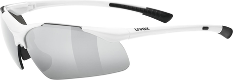 uvex Sportstyle 223 fietsbril Wit / Lightmirror Zilver