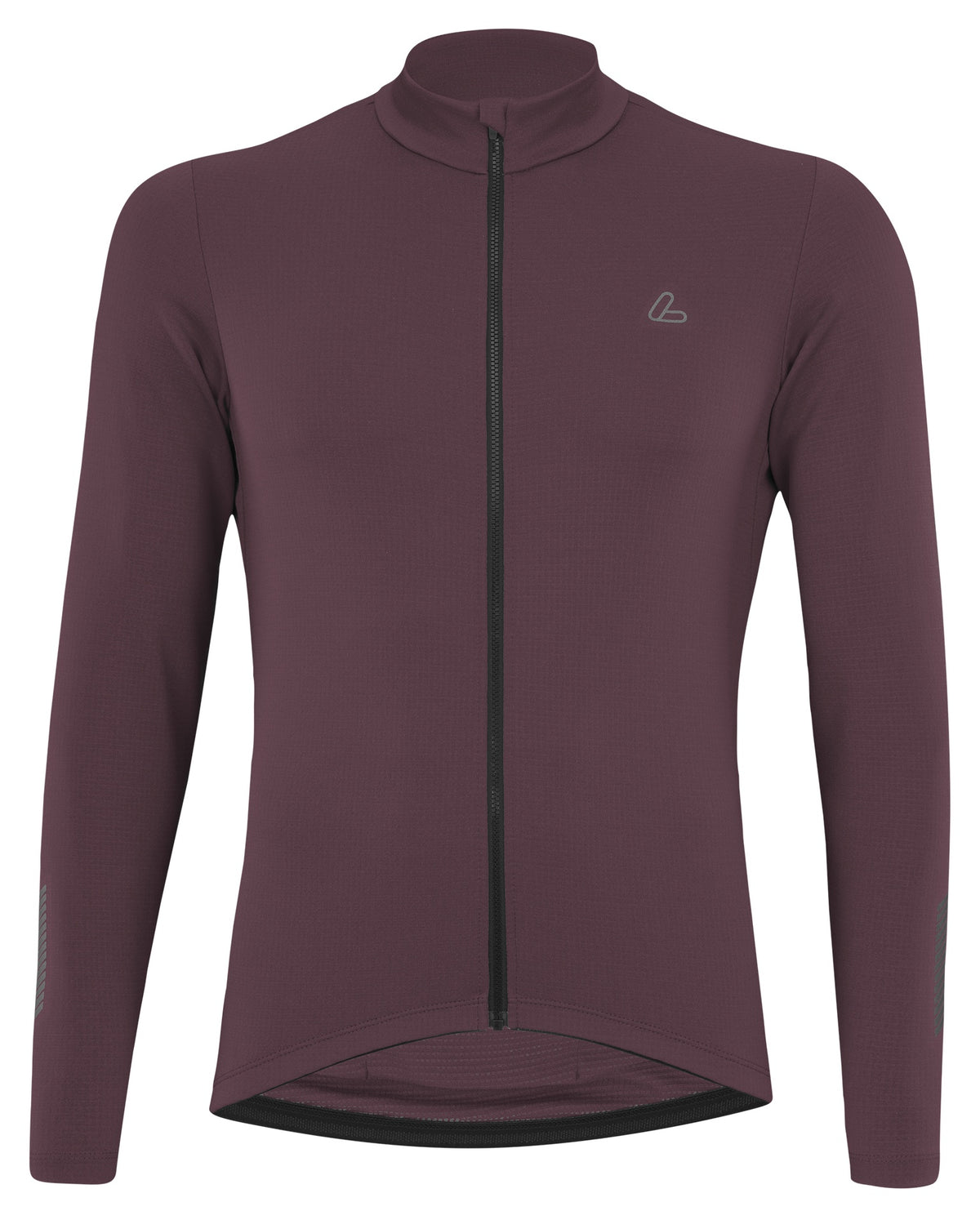 Löffler M Bike L/S Jersey Skys Merino Mid Kastanje
