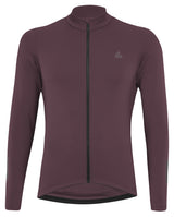 Löffler M Bike L/S Jersey Skys Merino Mid Kastanje