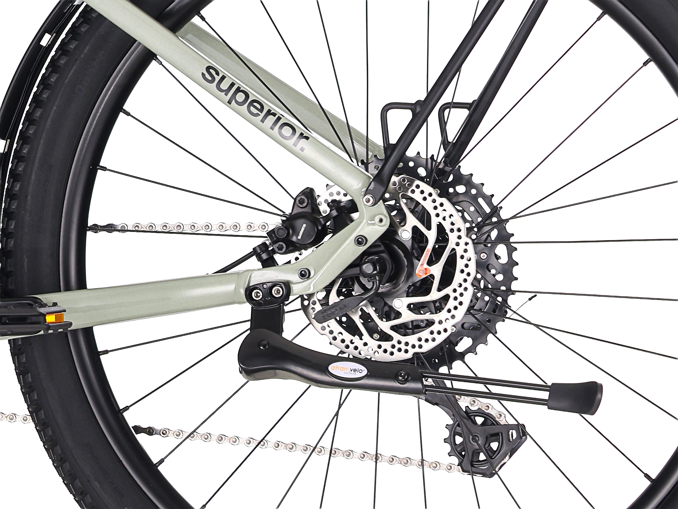 Superior eRX 6.4 LS 504Wh GLANS ZACHT GROEN