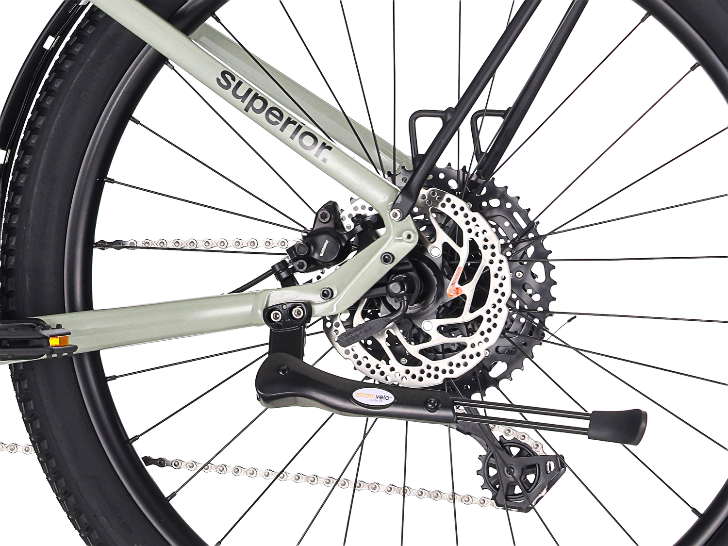 Superior eRX 6.4 LS 504Wh GLANS ZACHT GROEN