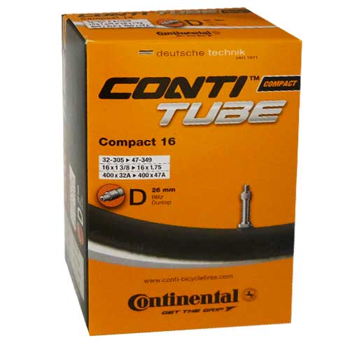 Continental Compact 16 Binnenband 16x1 1/4/1.75