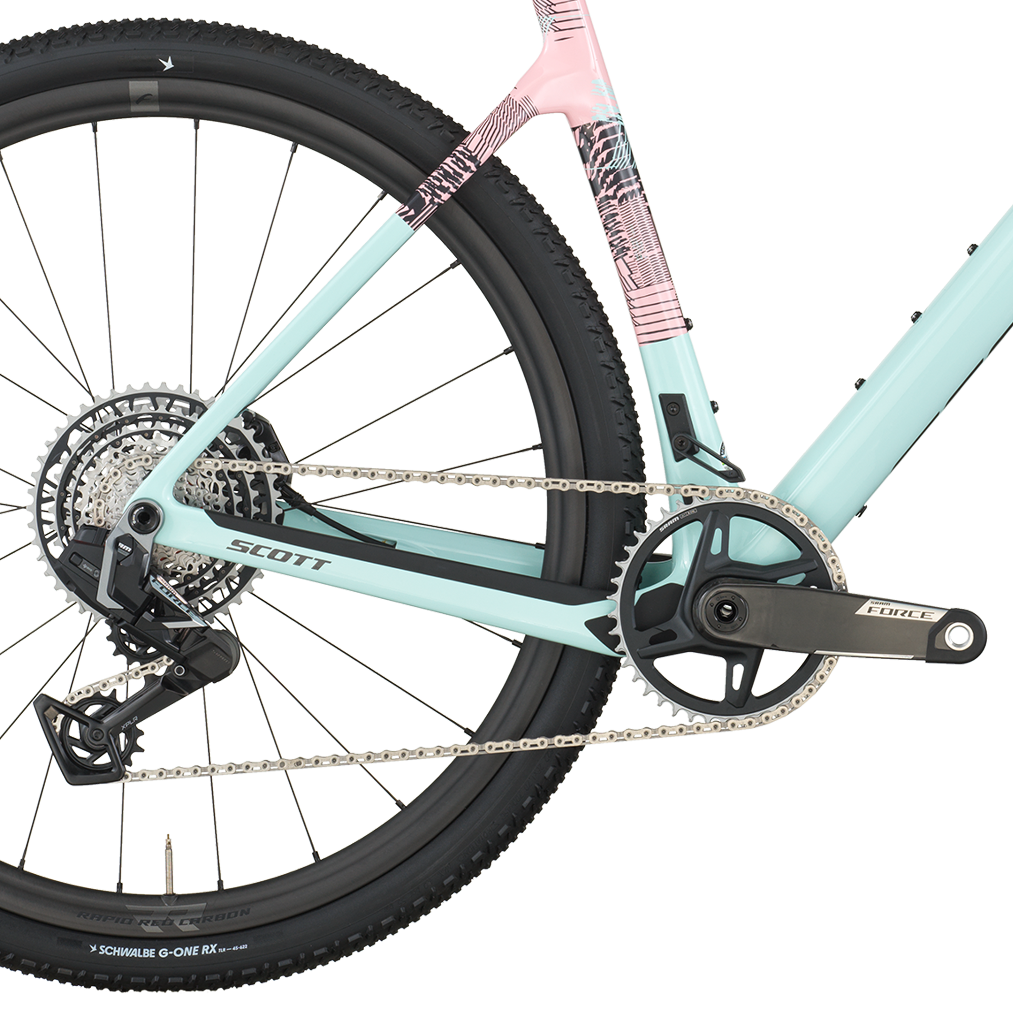 Scott Addict Gravel 10 gelato blauw/gelato roze