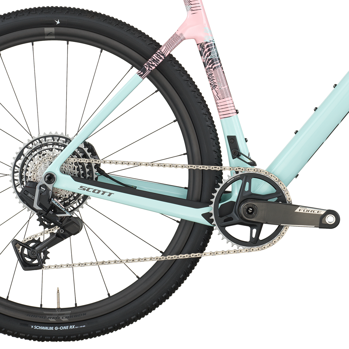 Scott Addict Gravel 10 gelato blauw/gelato roze