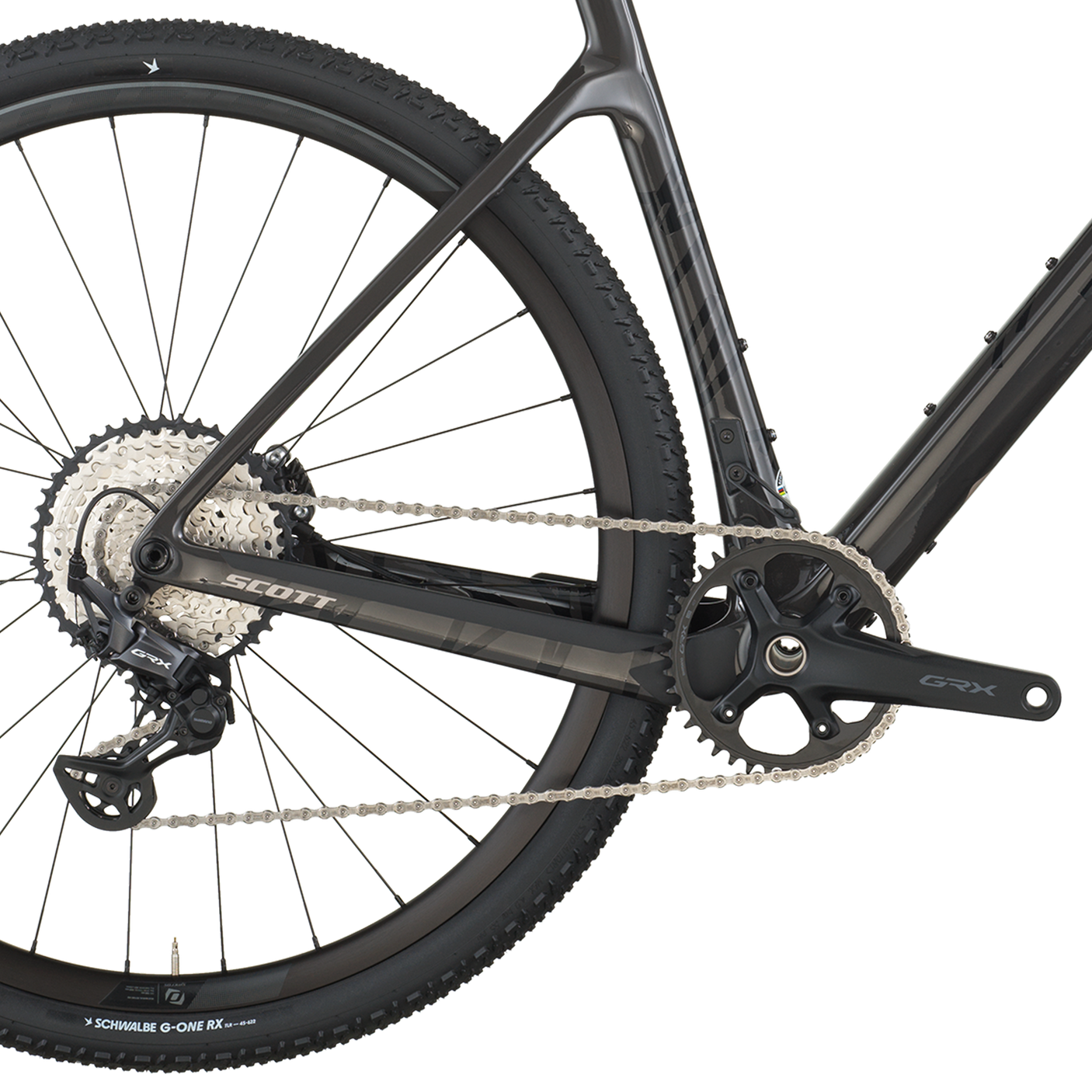 Scott Addict Gravel 30 carbon zwart