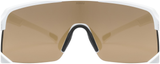 uvex Dyrt fietsbril Wit Mat / Mirror Goud