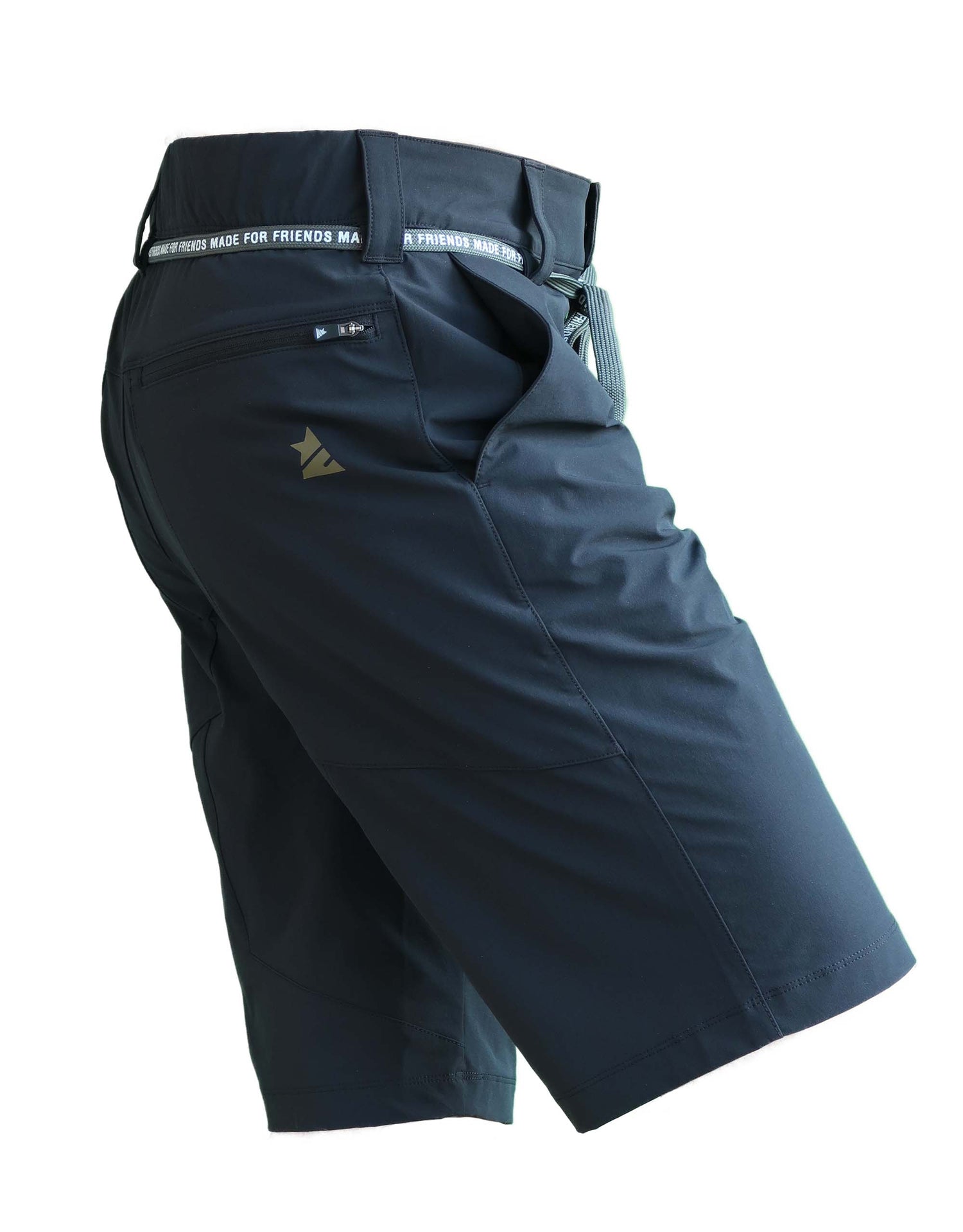 Zimtstern Xalpz Tech Shorts Heren Pirate Black