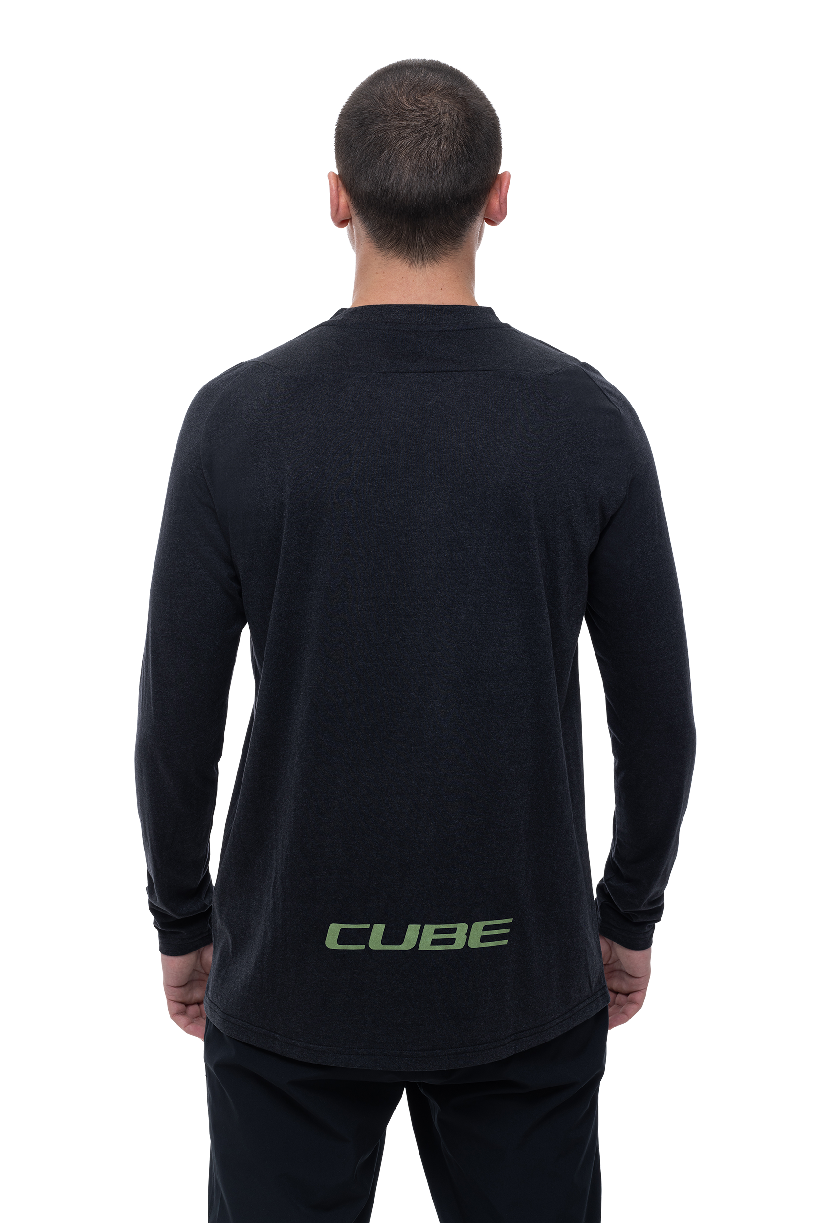 CUBE VERTEX jersey met ronde hals FLOW lange mouw