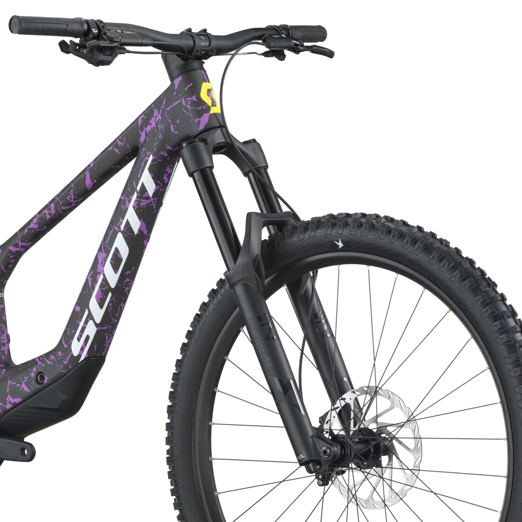Scott Ransom 920 carbon zwart/crackle paars