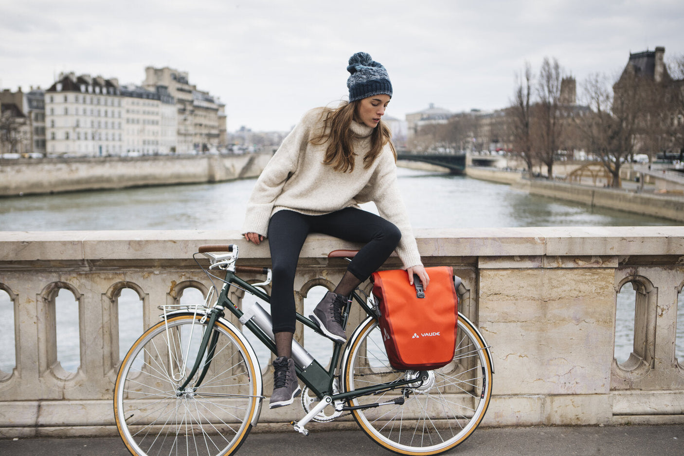 VAUDE Aqua Back bagagedragerstas rood