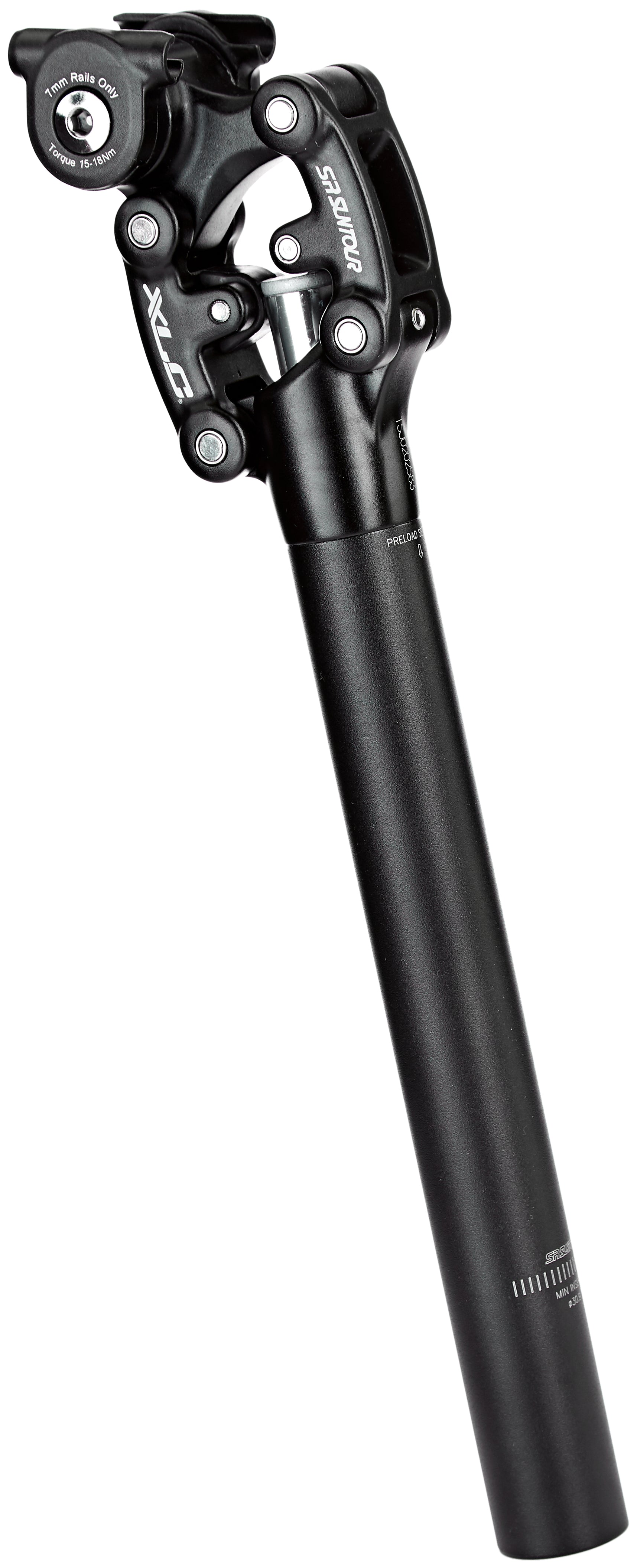 XLC SP-S11 geveerde zadelpen Ø30,9mm zwart