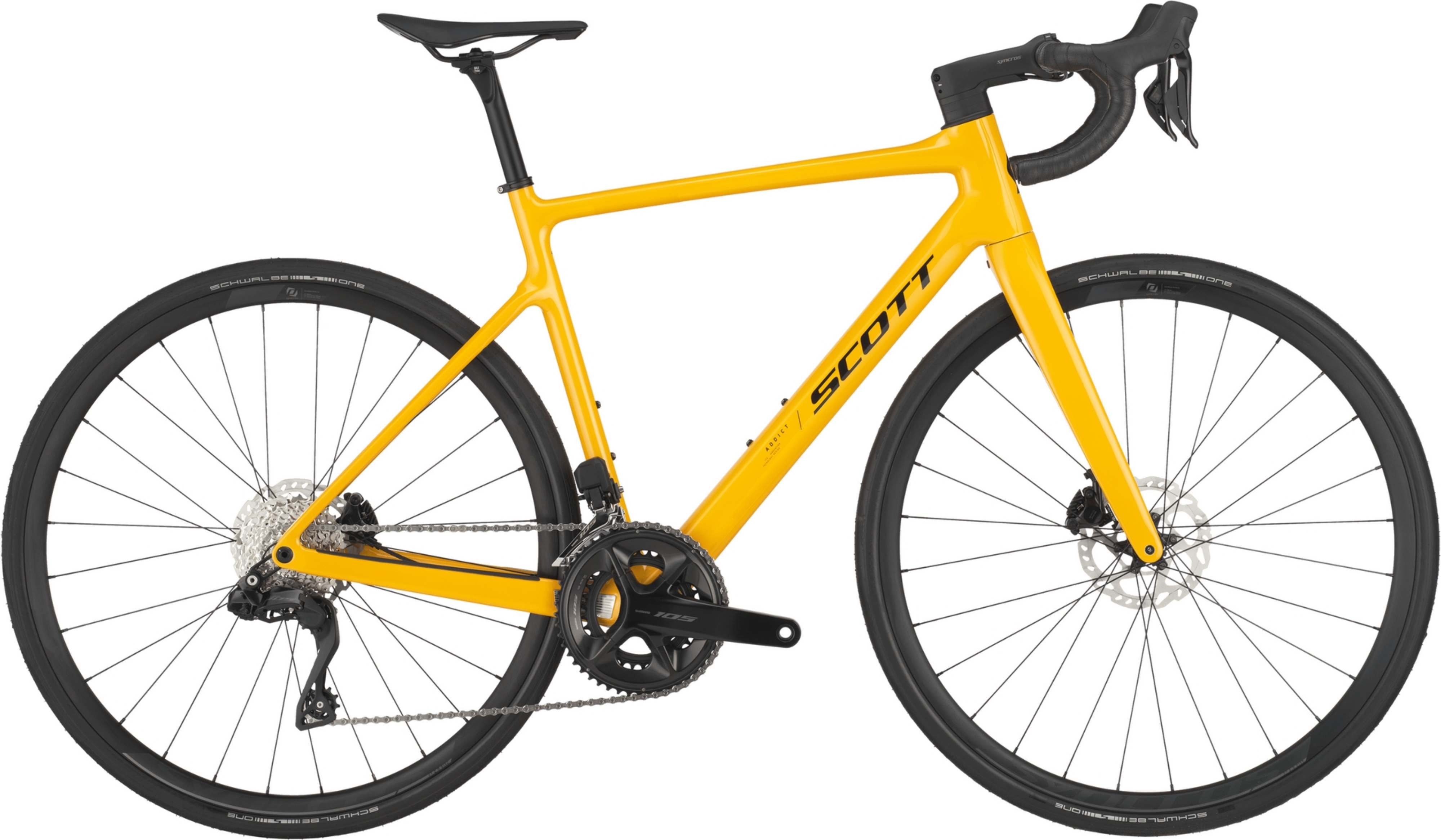 Scott Addict 40 bahama geel