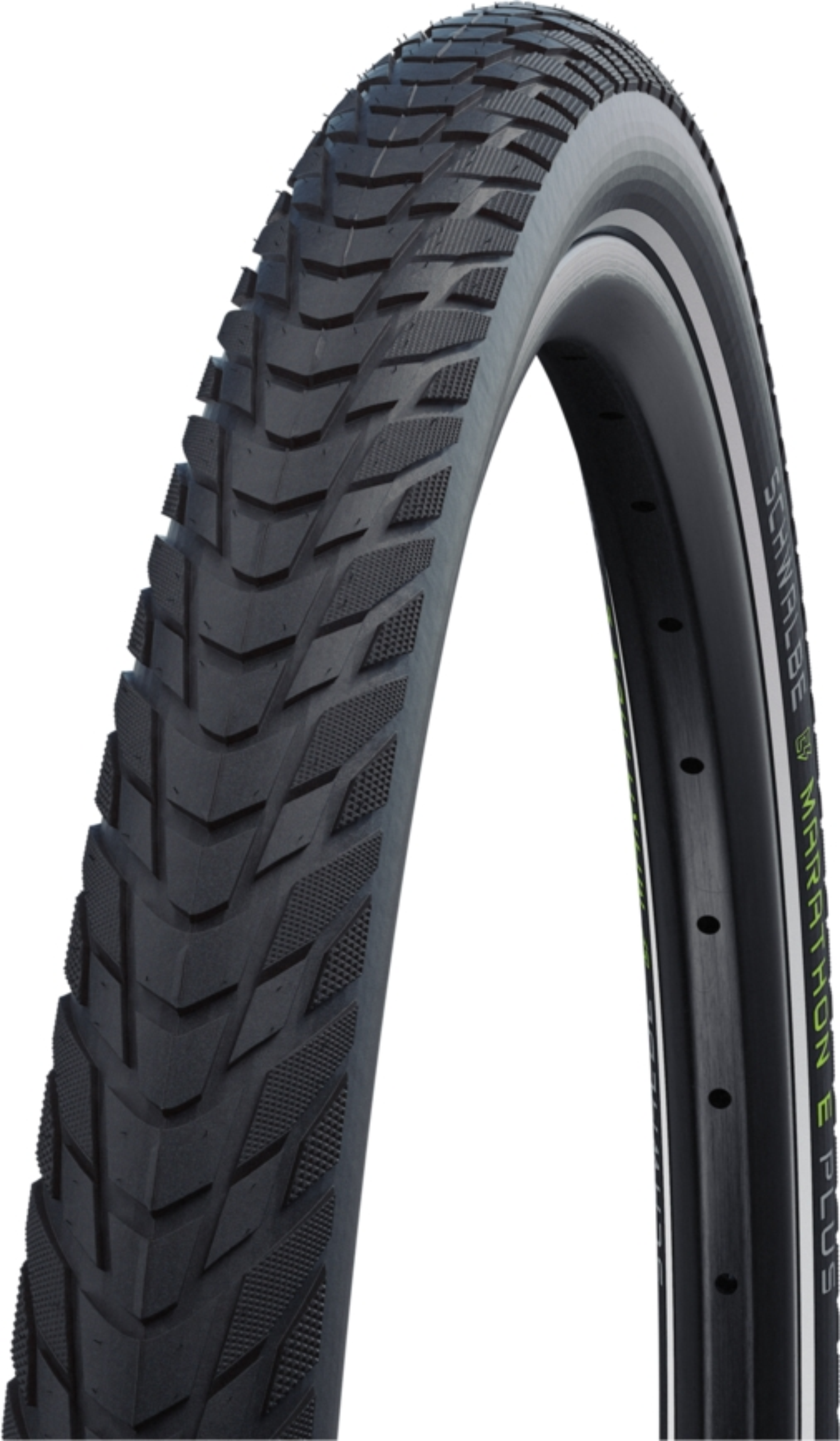 Schwalbe Marathon E-Plus | Performance Line | DualGuard Zwart+Reflecterend