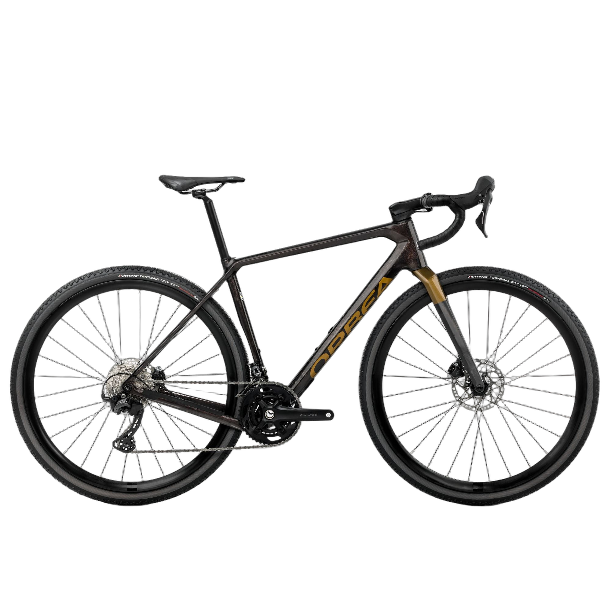 Orbea TERRA M30TEAM 1X Cosmic Carbon View - Metallic Olijfgroen (2025)