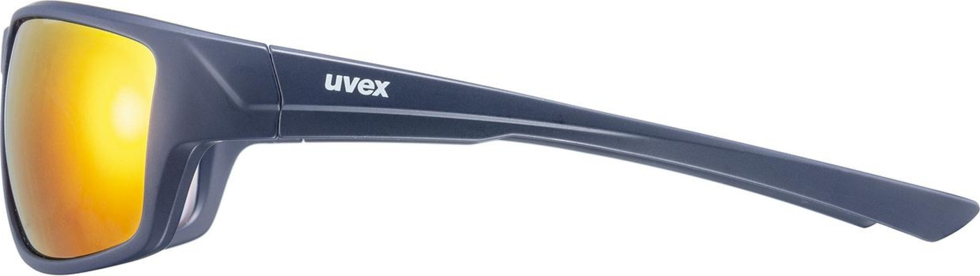 uvex Sportstyle 230 fietsbril Blauw Mat / Mirror Rood