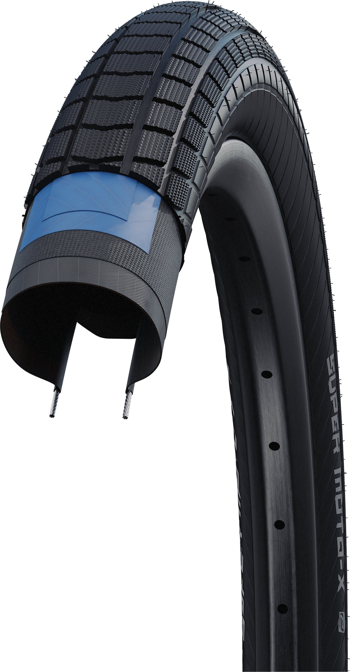 Schwalbe Super Moto-X draadband 27,5x2,80" Performance RaceGuard SnakeSkin